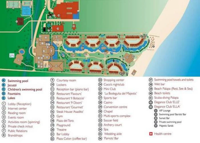 Majestic Elegance Punta Cana Resort Map Majestic Elegance In Punta Cana : Hotel Dominican Republic.